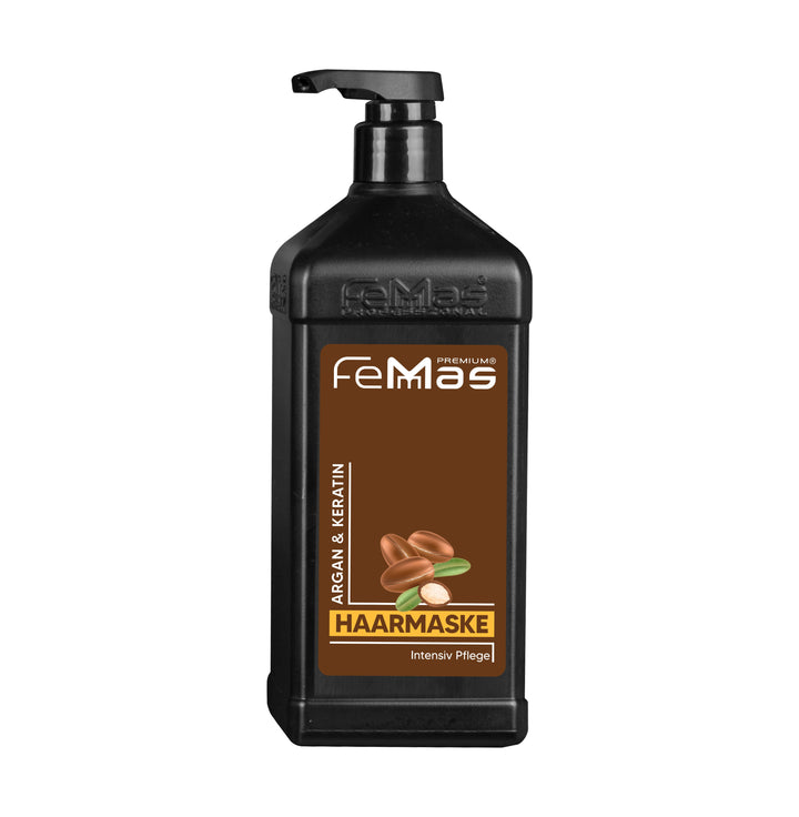 FemMas Argan & Keratin Maske 1000 ml mit Pumpe