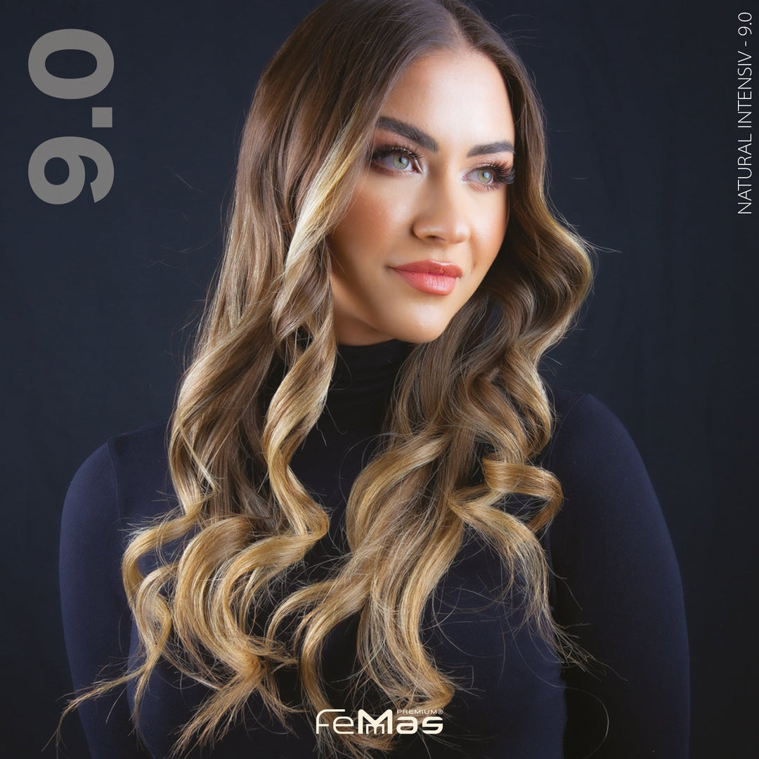 FemMas Haarfarbe 100 ml - Lichtblond Intensive (Farbcode: 9.0)