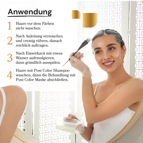 FemMas Haarfarbe 100ml - Dunkelbraun intensiv (Farbcode: 3.0)